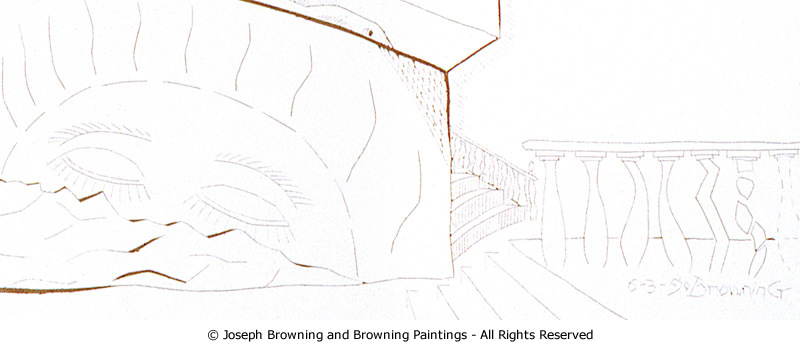 Joseph Browning Paintings Carved Drawing 061 Detail 03