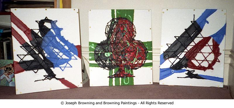 Joseph Browning Paintings 132, 129 & 133 In Progress