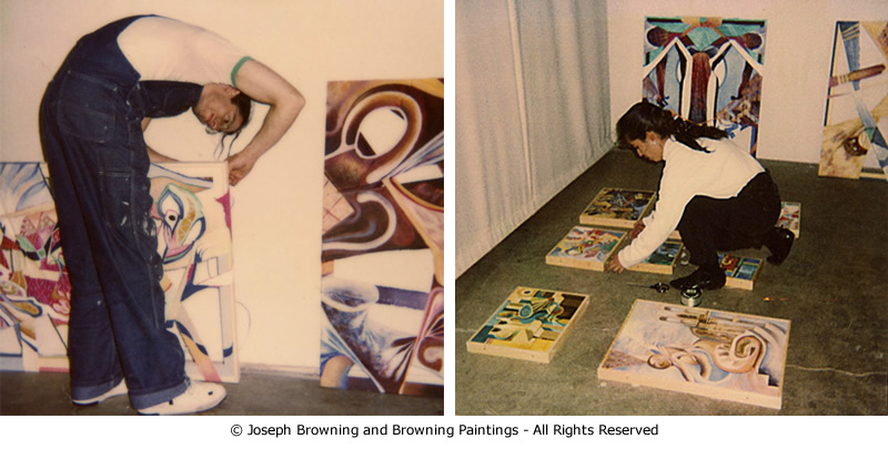 Joseph Browning Paintings - Hanging 2nd Solo Show