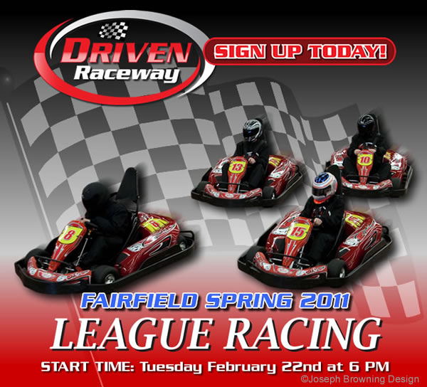 Joseph Browning Design - Driven Raceway Email Ad