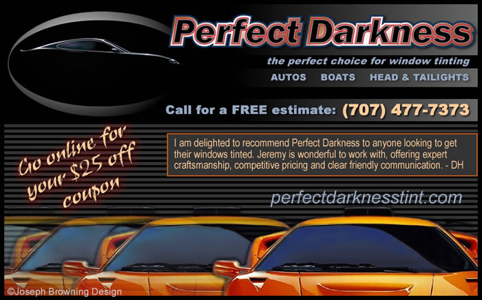 Joseph Browning Design - Perfect Darkness Tint Internet Ad