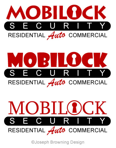 Joseph Browning Design - Mobilock Logo Samples
