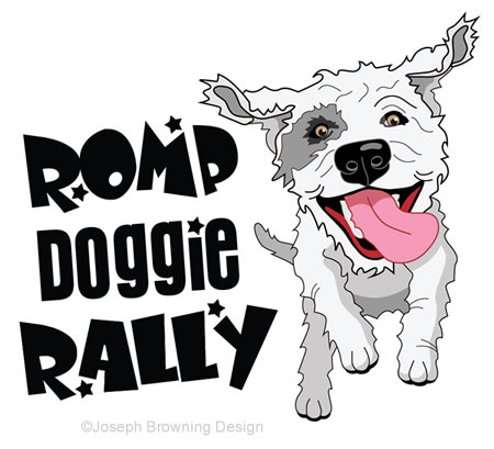 Joseph Browning Design - Romp Doggie Rally Logo
