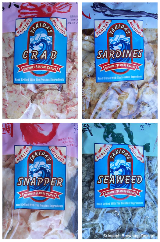 Joseph Browning - Takida's Seafood Cracker Labels